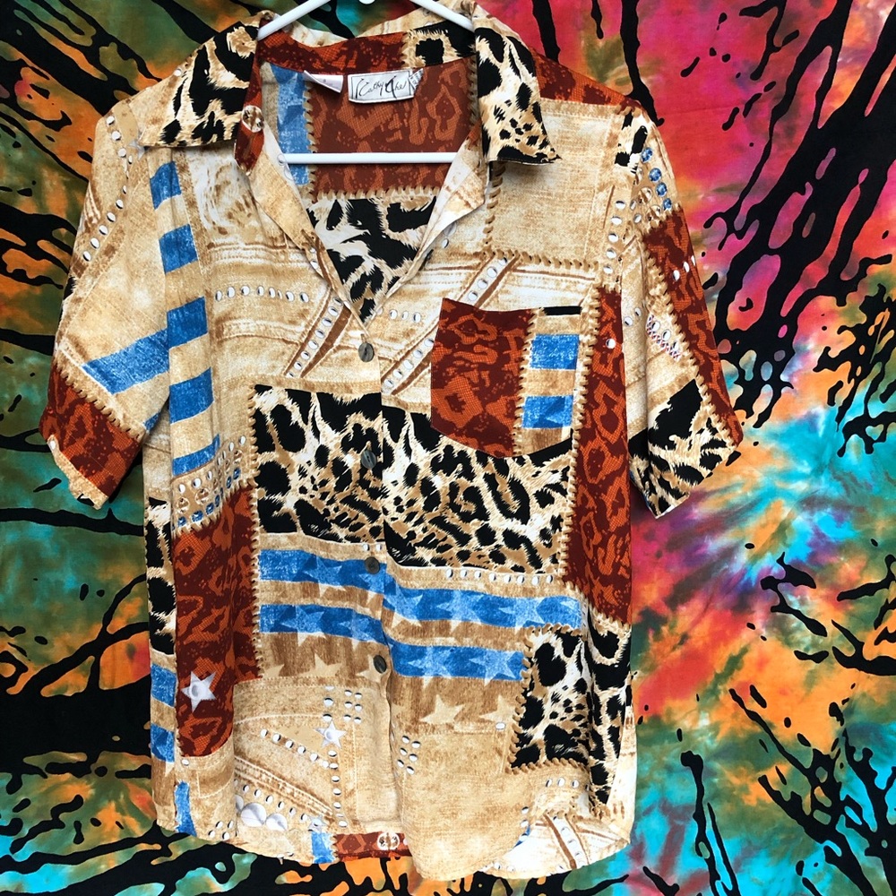 vintage button down - Picture 3 of 3